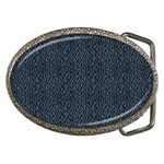 Blue Stripes On Dark Background Belt Buckles Front