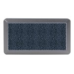 Blue Stripes On Dark Background Memory Card Reader (Mini) Front