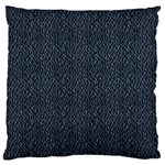 Blue Stripes On Dark Background Large Cushion Case (One Side) Front