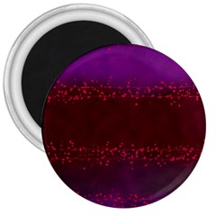 Red Splashes On Purple Background 3  Magnets by SychEva