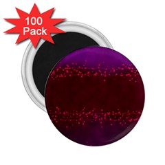 Red Splashes On Purple Background 2 25  Magnets (100 Pack)  by SychEva