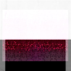 Red Splashes On Purple Background Rectangular Jigsaw Puzzl by SychEva