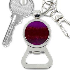 Red Splashes On Purple Background Bottle Opener Key Chain by SychEva