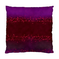 Red Splashes On Purple Background Standard Cushion Case (two Sides) by SychEva