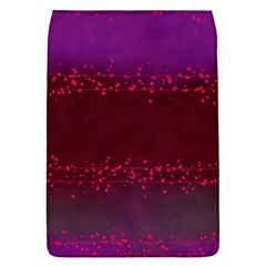 Red Splashes On Purple Background Removable Flap Cover (l) by SychEva