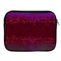 Red Splashes On Purple Background Apple Ipad 2/3/4 Zipper Cases by SychEva