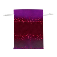 Red Splashes On Purple Background Lightweight Drawstring Pouch (s) by SychEva