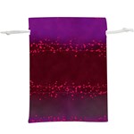 Red Splashes On Purple Background  Lightweight Drawstring Pouch (XL) Back