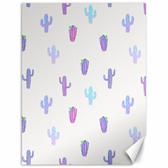 Purple And Blue Cacti Canvas 18  X 24  by SychEva