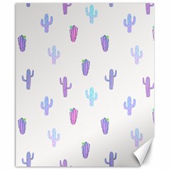 Purple And Blue Cacti Canvas 20  X 24  by SychEva