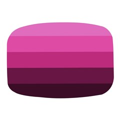 Pink Gradient Stripes Mini Square Pill Box by Dazzleway