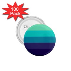 Blue Gradient Stripes  1 75  Buttons (100 Pack)  by Dazzleway