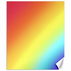 Rainbow Gradient  Canvas 8  X 10  by Dazzleway