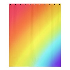 Rainbow Gradient  Shower Curtain 60  X 72  (medium)  by Dazzleway