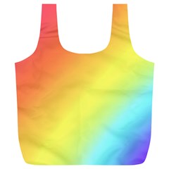 Rainbow Gradient  Full Print Recycle Bag (xl) by Dazzleway