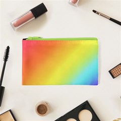 Rainbow Gradient  Cosmetic Bag (xs) by Dazzleway