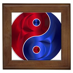 Yin-yang-eastern-asian-philosophy Framed Tile by Sudhe