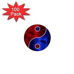 Yin-yang-eastern-asian-philosophy 1  Mini Buttons (100 Pack)  by Sudhe