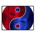 Yin-yang-eastern-asian-philosophy Double Sided Fleece Blanket (Small)  45 x34  Blanket Front