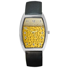 Beer Bubbles Barrel Style Metal Watch by Sudhe