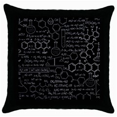 Medical Biology Detail Medicine Psychedelic Science Abstract Abstraction Chemistry Genetics Throw Pillow Case (black) by Sudhe