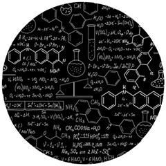 Medical Biology Detail Medicine Psychedelic Science Abstract Abstraction Chemistry Genetics Wooden Puzzle Round by Sudhe