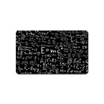 Science-albert-einstein-formula-mathematics-physics-special-relativity Magnet (Name Card) Front