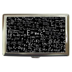 Science-albert-einstein-formula-mathematics-physics-special-relativity Cigarette Money Case by Sudhe