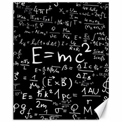 Science-albert-einstein-formula-mathematics-physics-special-relativity Canvas 11  X 14  by Sudhe