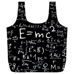 Science-albert-einstein-formula-mathematics-physics-special-relativity Full Print Recycle Bag (xxxl) by Sudhe