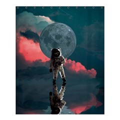 Astronaut-moon-space-nasa-planet Shower Curtain 60  X 72  (medium) 