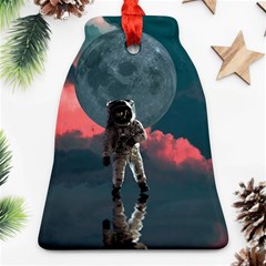 Astronaut-moon-space-nasa-planet Ornament (bell) by Sudhe