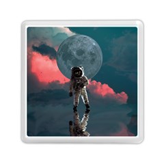 Astronaut-moon-space-nasa-planet Memory Card Reader (square) by Sudhe