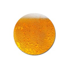 Beer Bubbles Pattern Magnet 3  (round) by Sudhe