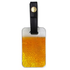 Beer Bubbles Pattern Luggage Tag (one Side) by Sudhe