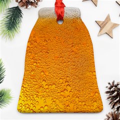 Beer Bubbles Pattern Bell Ornament (two Sides) by Sudhe