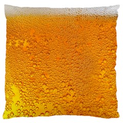 Beer Bubbles Pattern Large Cushion Case (one Side) by Sudhe