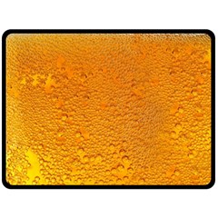 Beer Bubbles Pattern Double Sided Fleece Blanket (large)  by Sudhe