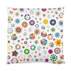 Flower Floral Pattern Standard Cushion Case (one Side) by Sudhe