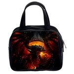 Dragon Fire Fantasy Art Classic Handbag (Two Sides) Front