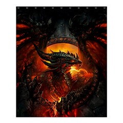 Dragon Fire Fantasy Art Shower Curtain 60  X 72  (medium) 