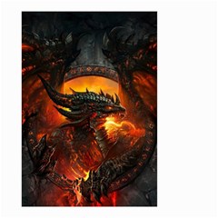 Dragon Fire Fantasy Art Small Garden Flag (two Sides) by Sudhe