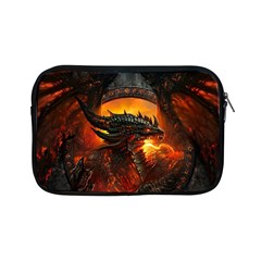 Dragon Fire Fantasy Art Apple Ipad Mini Zipper Cases by Sudhe