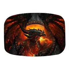 Dragon Fire Fantasy Art Mini Square Pill Box by Sudhe