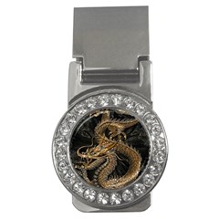 Fantasy Dragon Pentagram Money Clips (cz)  by Sudhe