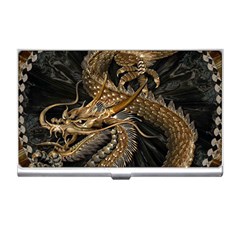 Fantasy Dragon Pentagram Business Card Holder by Sudhe