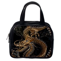 Fantasy Dragon Pentagram Classic Handbag (one Side) by Sudhe