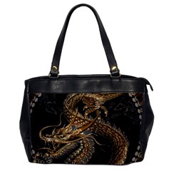 Fantasy Dragon Pentagram Oversize Office Handbag by Sudhe