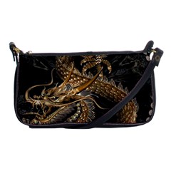 Fantasy Dragon Pentagram Shoulder Clutch Bag by Sudhe