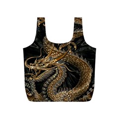 Fantasy Dragon Pentagram Full Print Recycle Bag (s) by Sudhe